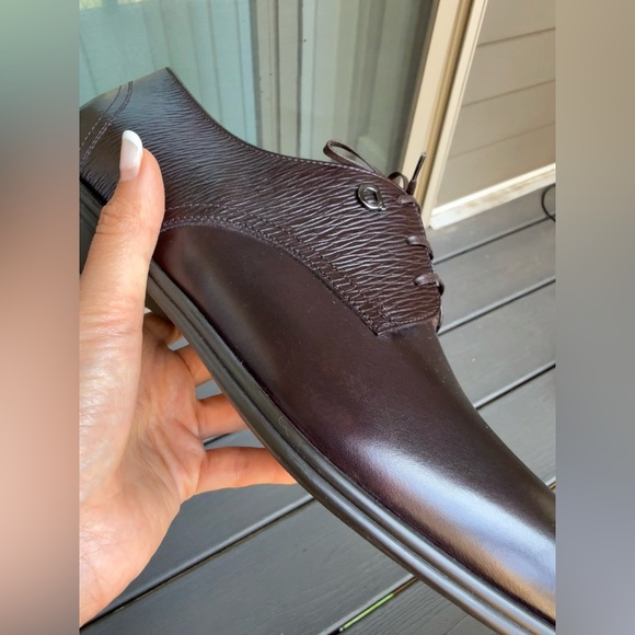 $750 FERRAGAMO Men’s Spencer Lace-Up Leather Loafers Shoes - Picture 11 of 11